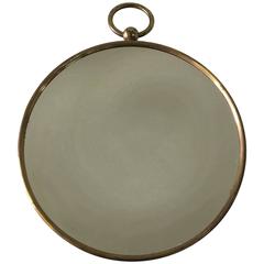 Vintage Piero Fornasetti Brass Convex Mirror