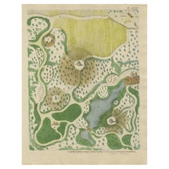 Niederländisches Gartendesign des 18. Jahrhunderts von Gijsbert van Laar, veröffentlicht 1802
