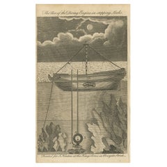 Use of the Diving Engine in Stopping Leaks – Gravur aus dem 18. Jahrhundert