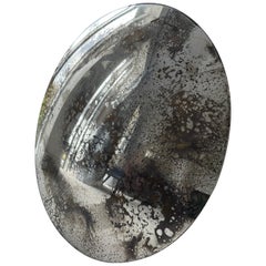 The Convex Mirror Company - Espejo Convexo Vernazza 80 cms / 31" Plateado Antiguo