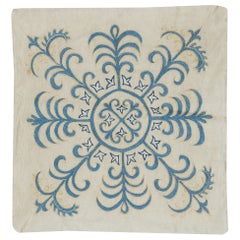 20"x19" Embroidery Pillow Cover. Boho & Chic Home Decor. 100% Silk Cushion Cover