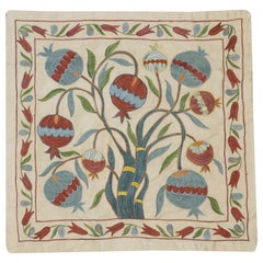 21"x21" 100% Seide bestickter Kissenbezug. Neu Toss-Kissen. Modernes Spitzen-Kissen