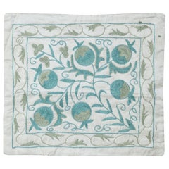 19 "x21" Modern Kissenbezug. Bestickter Kopfkissenbezug. Teal Blaues Überwurf-Kissen
