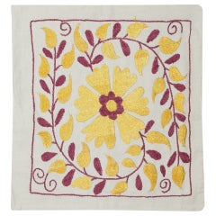 Revêtement coussin 100 % coton 17"x18" Oreiller en dentelle Modernity. Coussin de broderie