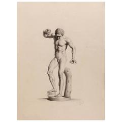 19th Century Classical Male Nude Study