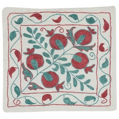 Funda de cojín de algodón bordada de 16 "x18". Nuevo cojín. Cojín moderno de encaje