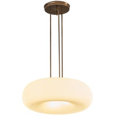 Lustre en verre et métal '2356' de Max Ingrand pour Fontana Arte