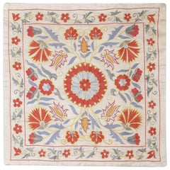 20 Zoll x 20 Zoll 100% Seide Kissenbezug. Buntes Spitzenkissen. Besticktes Wickelkissen