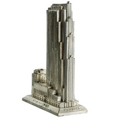 Vintage 1930s RCA Building, New York Souvenir Architectural Model