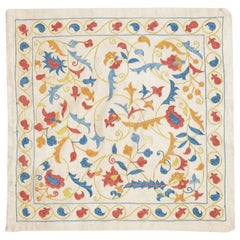 20"x21" 100% Seide bestickter Kissenbezug. Neu Toss-Kissen. Modernes Spitzen-Kissen