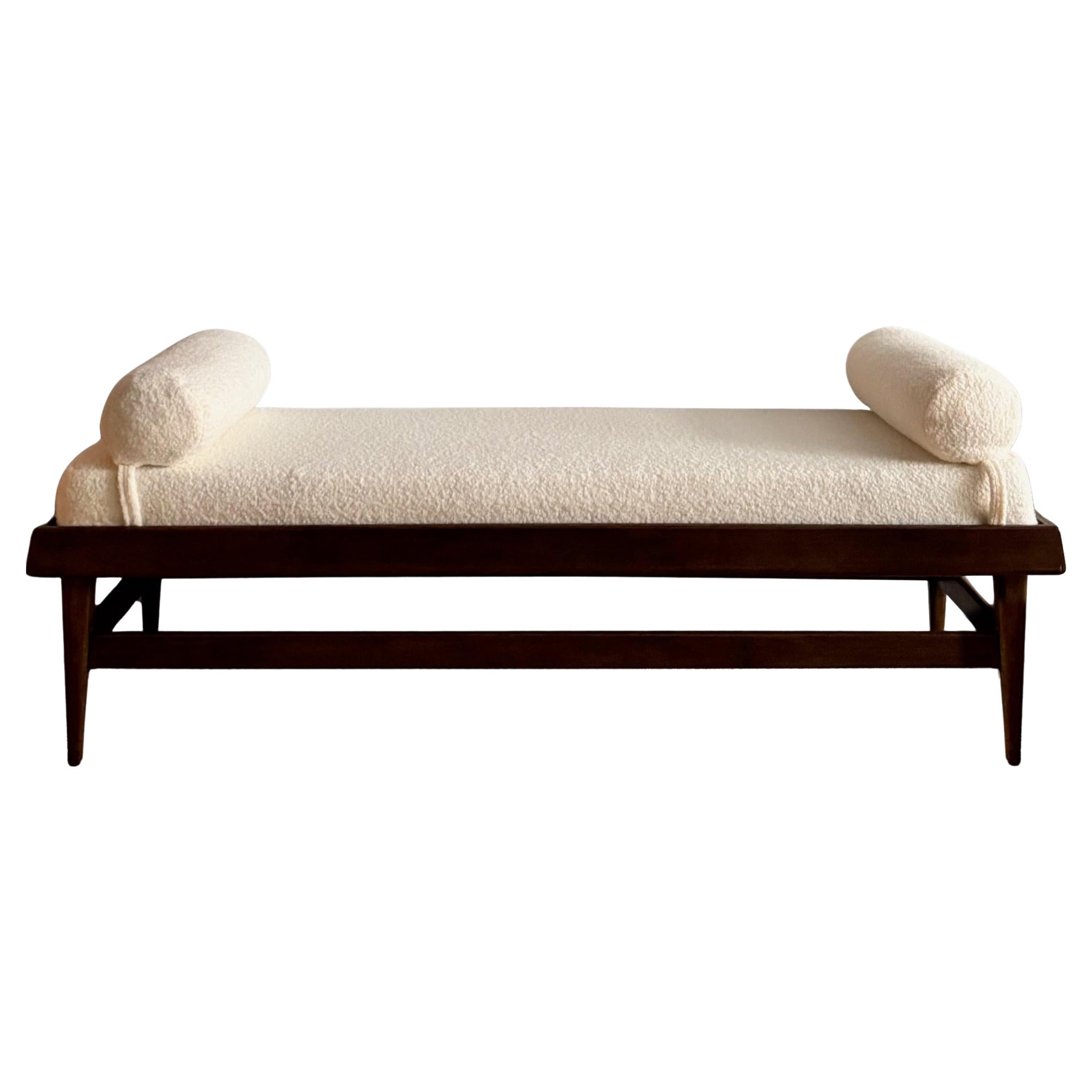 Daybed in Mahogany from France, mid 20th Century For Sale