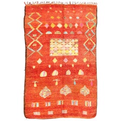 Large Vintage Moroccan Rug