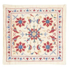 19 "x20" All Silk-Kissenbezug. Contemporary Lace Pillow. Bestickter Kopfkissenbezug