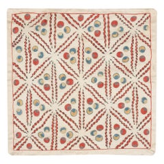 20"x20" Bestickter Seidenkissenbezug mit Kissenbezug. Handgefertigter Kopfkissenbezug. Modern Sham