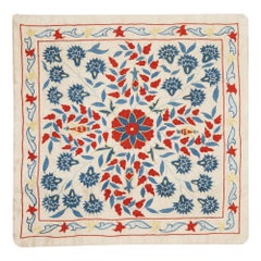 20 Zoll x 20 Zoll 100% Seide Kissenbezug. Kissen mit gestickter Spitze. Modernes Schilfrohr-Kissen