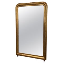 Antique French 19th Century Gold Leaf mirror