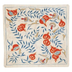 Modernes 20"x21"-Kissen mit Kissenbezug. 100% Seidenspitze-Kissen. Handbesticktes Kissen