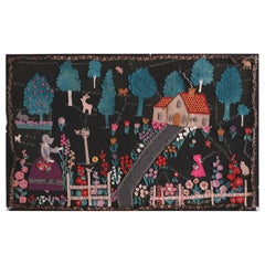 Applique pittoriche americane del primo Novecento 	2' x	3' 2"