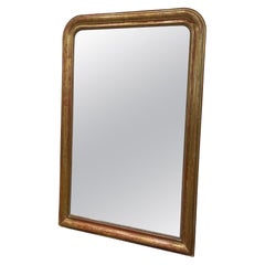 French 19th Century Gold Leaf Mirror
