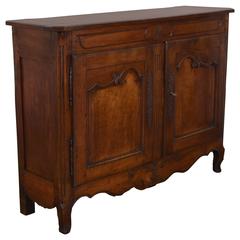 French, Provincial Carved & Paneled Cherrywood Buffet, Last Quarter 18th Century 7