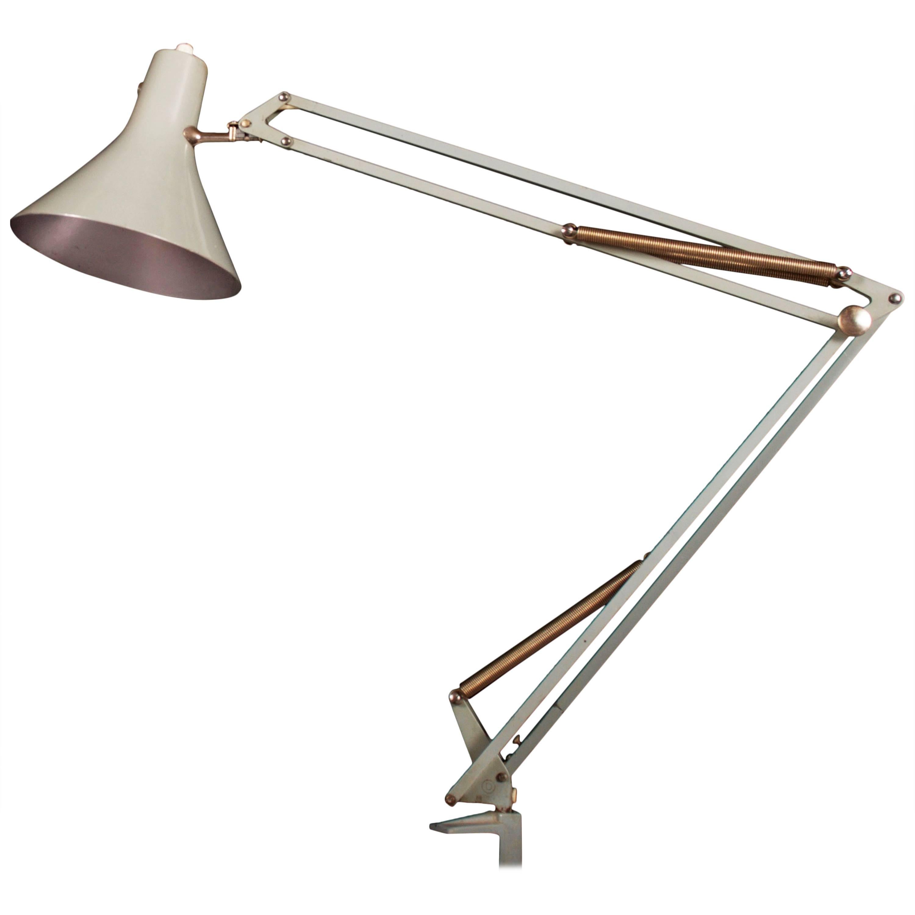 Lampada da tavolo grigia da Luxo in vendita