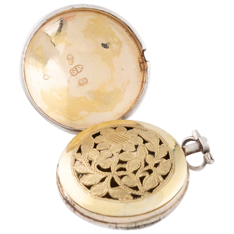 Vinagreta de plata Samuel Pemberton Birmingham 1808