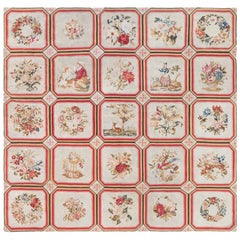 Doris Leslie Blau Alfombra de aguja inglesa de 1900