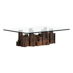 Luiza Miller Brutalist Metal Coffee Table