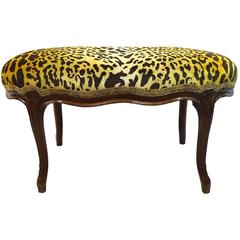 19th Century French Louis XV Style Footstool