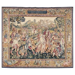 Important AUBUSSON Tapestry "Agamemnon Victorious" Early 20th Century