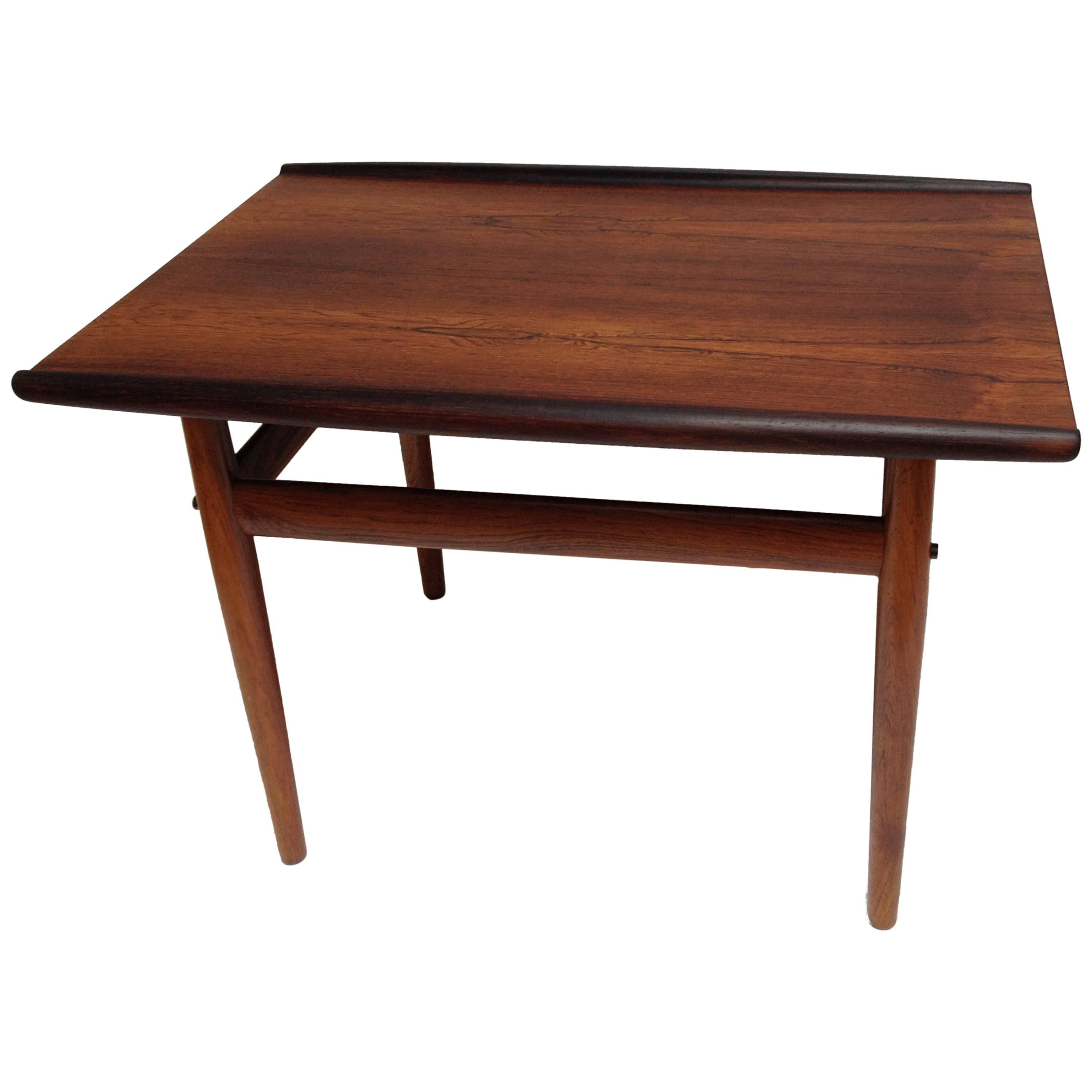 Gorgeous Midcentury Rosewood End Table Designed by Grete Jalk  For Sale