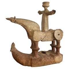 Stylized Stoneware Horse Sculpture Bertil Vallien