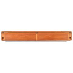 Large Flip-Top Wall Hanging Desk by Arne Hovmand Olsen in Teak