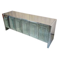 Credenza posmoderna con espejo de los años 80 de Ello - Línea "Reflections