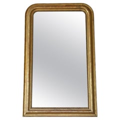 Antique Large 19th Century Gilt Overmantle Wall Mirror – High-Quality