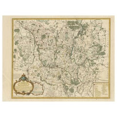 Map des Margraviate- und Electorates Brandenburg von de Beaurain – um 1750