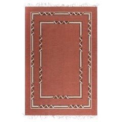 Doris Leslie Blau Vintage Art Deco Swedish Flat Weave Rug