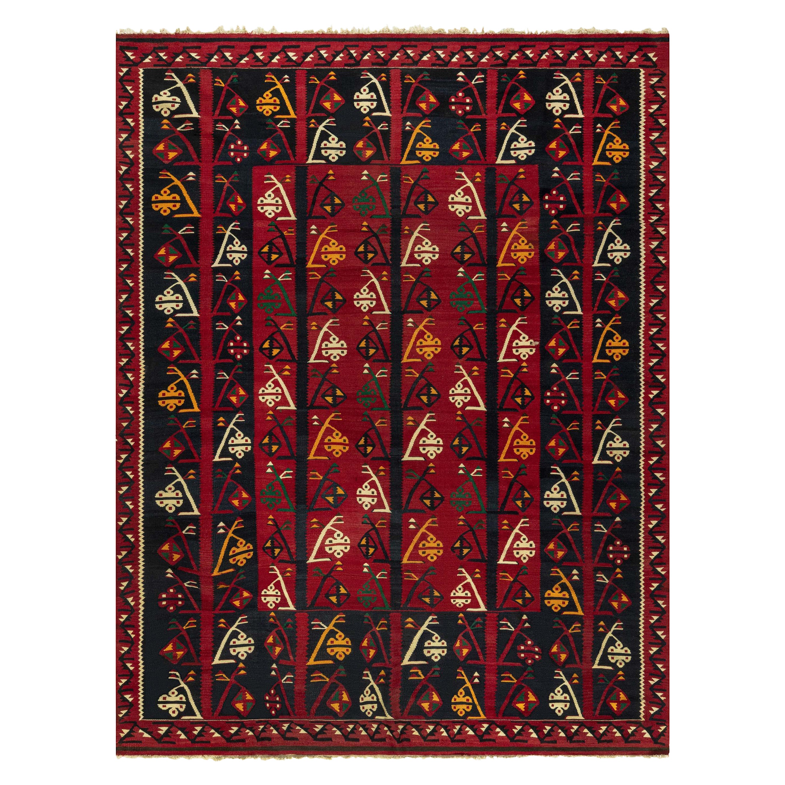 Doris Leslie Blau Vintage Kilim Red Rug