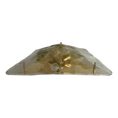 Murano Glass Triangle Design Large Ceiling Lamp by La Murrina, 1980s, Italy