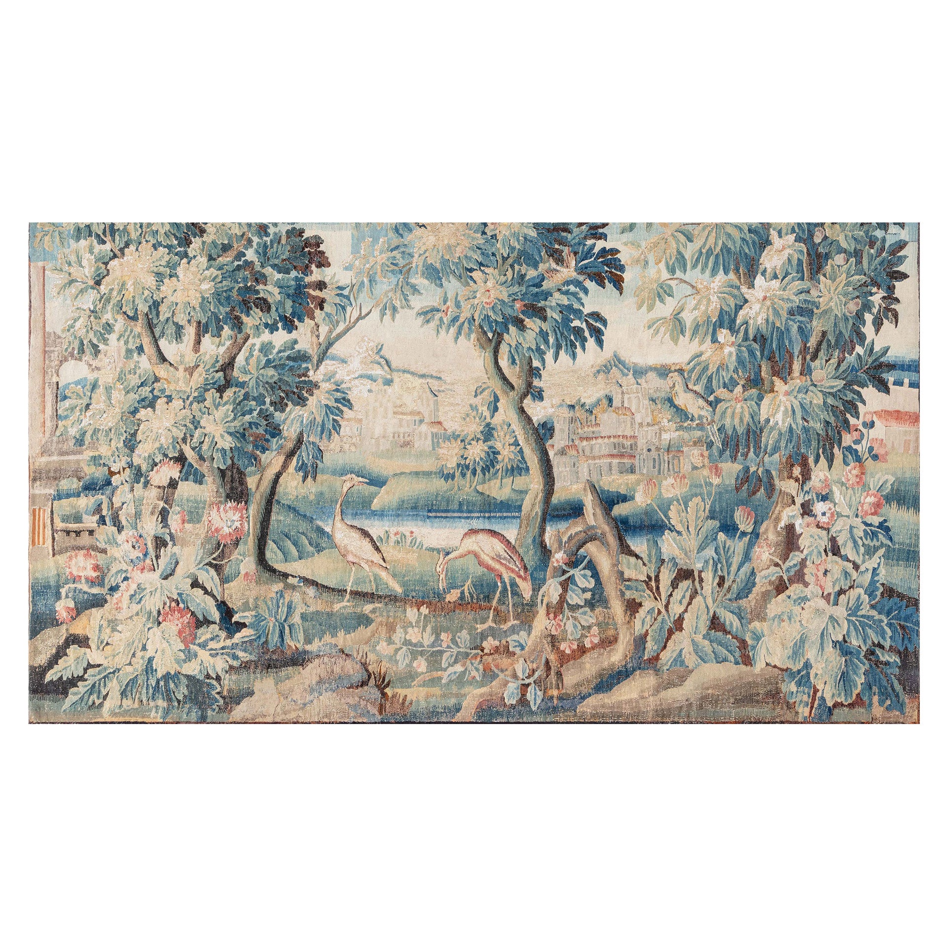 Doris Leslie Blau 18th Century Verdure Tapestry Fragment Rug