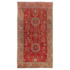 Doris Leslie Blau Vintage Samarkand Khotan Tappeto di lana annodato a mano