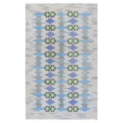Tappeto Doris Leslie Blau Vintage Swedish Flat Woven di Judith Johansson