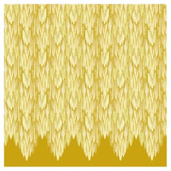 Paneles de Papel Pintado Amarillo Oro de Inspiración Art Decó: Gruta Cúrcuma Mica