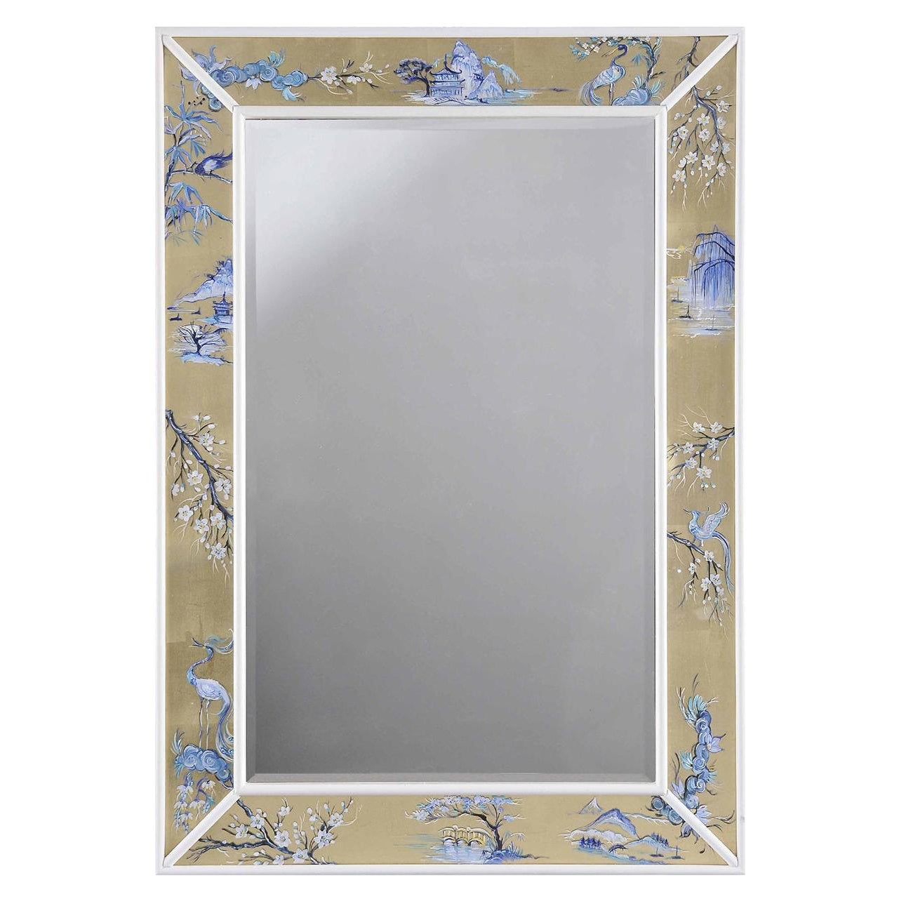 Espejo blanco Yoko de Spini Firenze