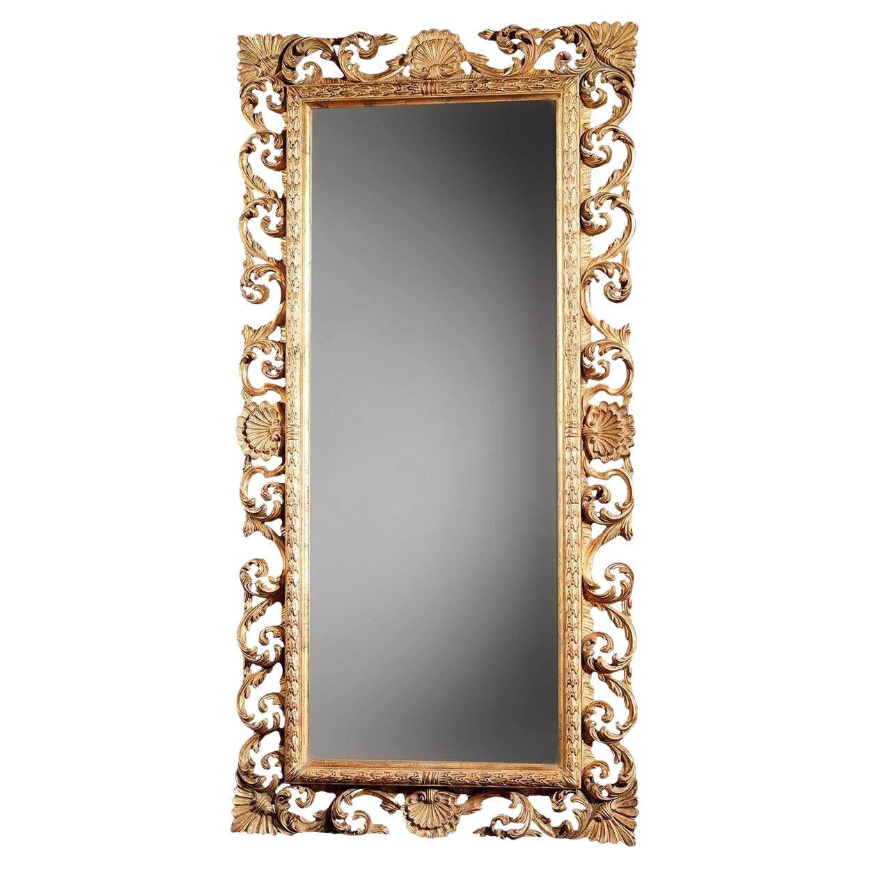Sofia Florentine-Style Golden Mirror by Spini Firenze