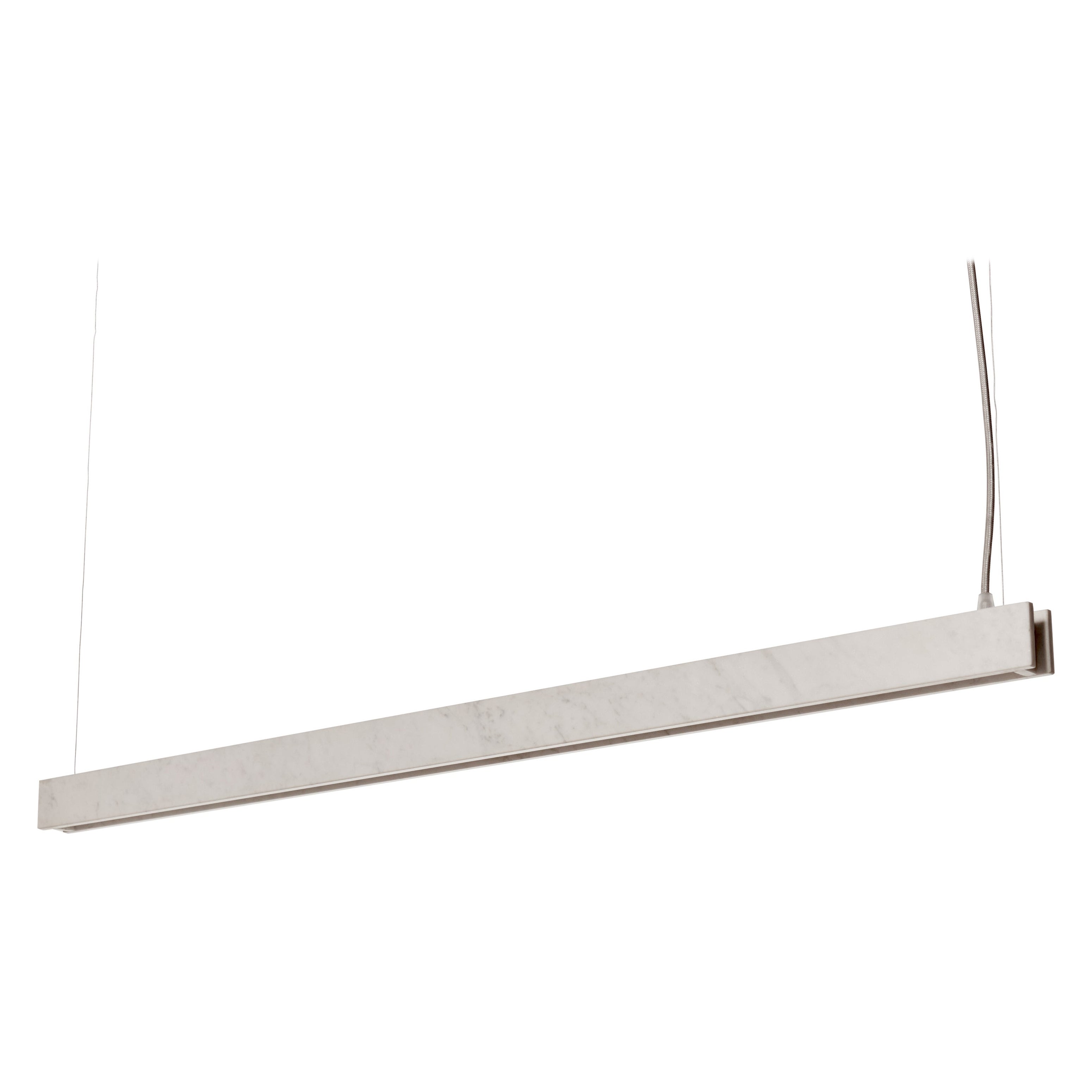 Lustre moderne en marbre sur-mesure « Profil H »