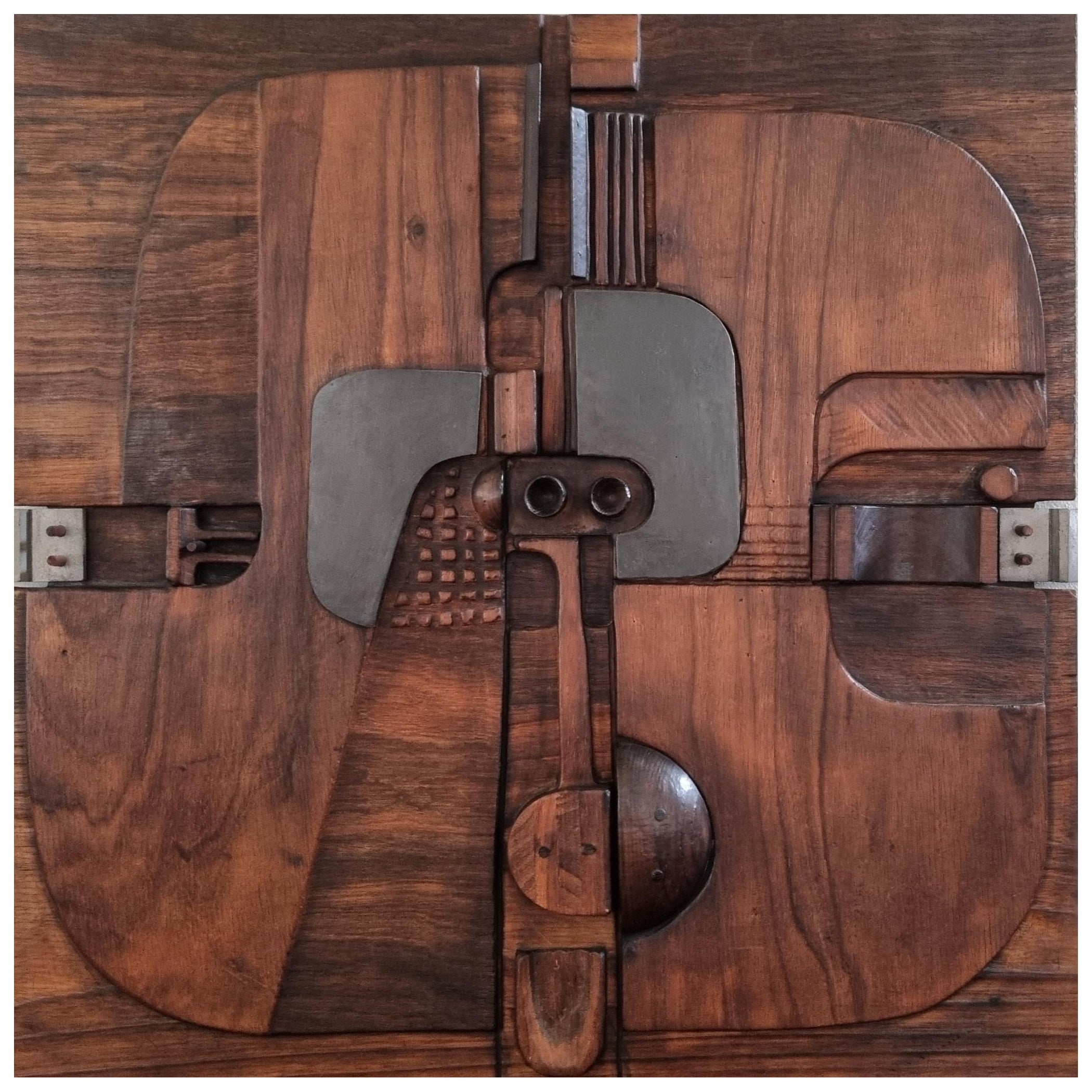 GROUPE NP2 - NERONE et PATUZZI  Panneau sculptural 1972