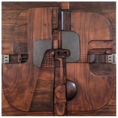 GRUPPO NP2 - NERONE e PATUZZI  Sculptural panel 1972