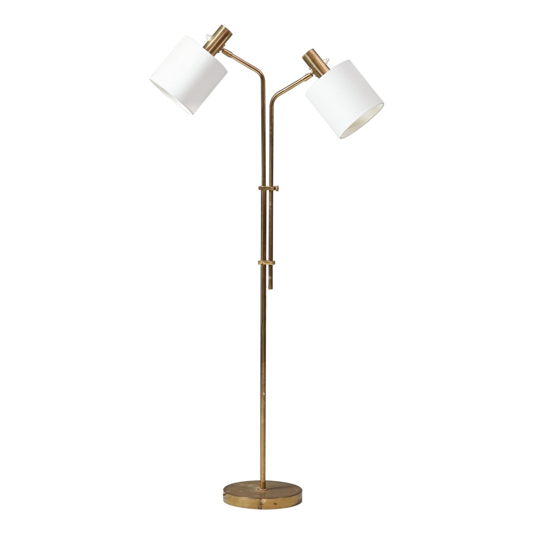 Brass Floor Lamp, Bergboms, 1960s