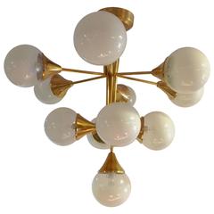 Sputnik Chandelier, Stilnovo, Italy, 1960